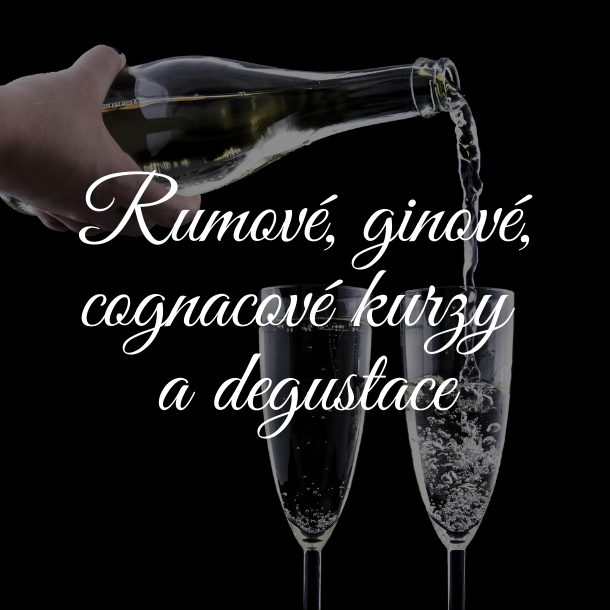 Rumové, ginové a cognacové kurzy a degustace